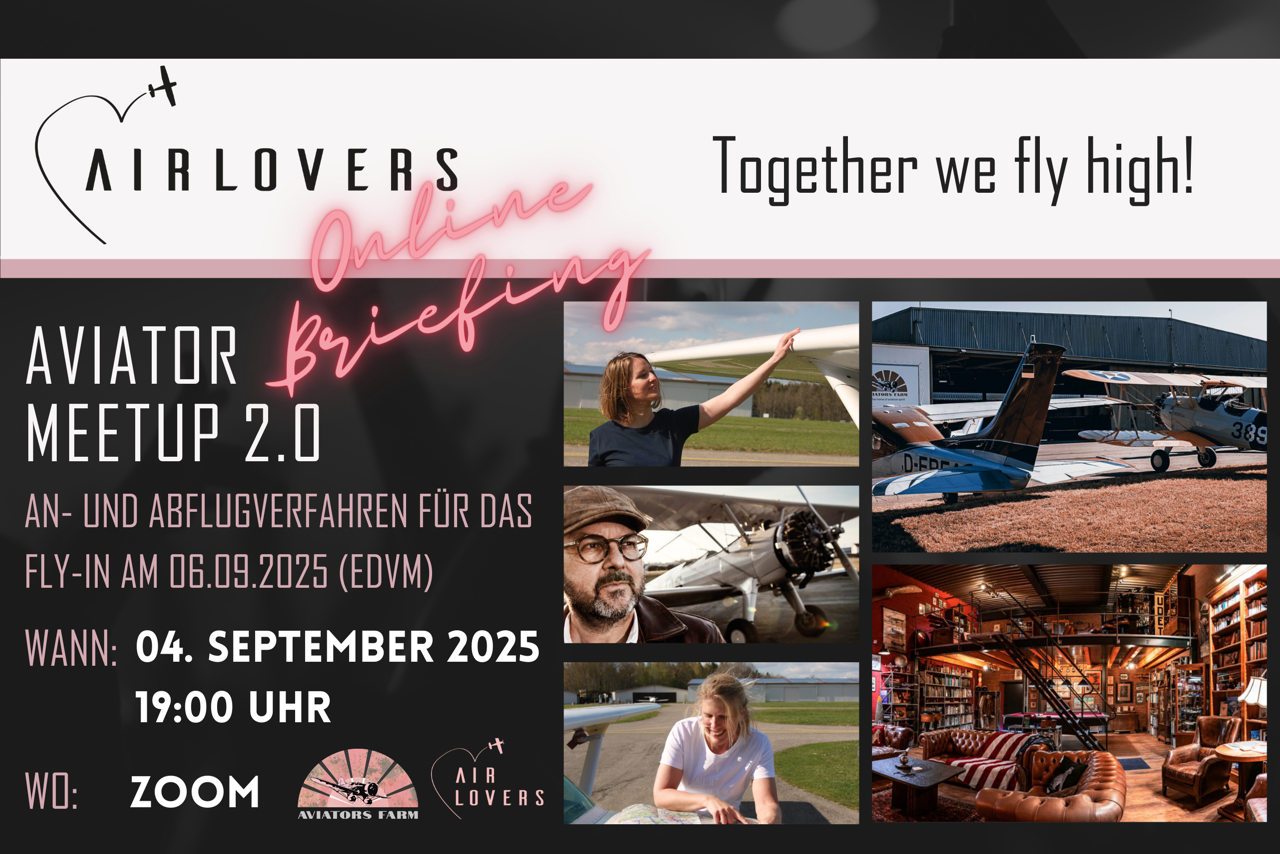 PUBLIC Online Briefing Session: Air Lovers Fly In 2025 Hildesheim (EDVM)